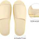 24 Pairs Spa Disposable Slippers Open Toe Non Slip Slippers for Women Men Guests Hotels Home Party Housewarming