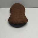 ROYALAY Sherpa Lumbar Support Pillow for Recliner, Memory Foam Back Pillow for Chair, Warm Couch Back Cushions for Elderly with Machine Washable Cover, Lumbar Pad for Car Office Chair, Brown