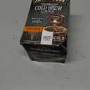 JAVA HOUSE Dark Roast Sumatran Cold Brew Pods, (12 Count) Peel and Pour Pods Hot or Iced Instant Coffee Concentrate, Best By: 30SEP2025