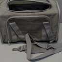 Cat Carriers Dog Carrier Pet Carrier For Small / Medium Cats Dogs Puppies (Up To 15lbs), TSA Airline Approved Small Dog Carrier Soft Sided, Collapsible Waterproof Travel Puppy Carrier - Grey (17.0"L x 11.0"W x 11.0"H)