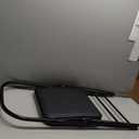 1 PC Black Folding Chairs with Padded Cushion and Back, Portable Heavy Duty Metal Frame Commercial Seat with 330-LBS Capacity, Foldable Indoor Outdoor Chairs for Office Party Events Kitchen Dinning