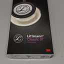 3M Littmann Classic III Monitoring Stethoscope, 5620, More Than 2X as Loud, Weighs Less, Stainless Steel Chestpiece, 27" Black Tube