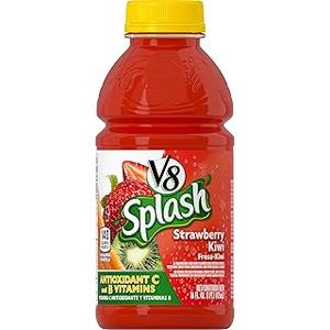 V8 Splash Strawberry Kiwi, 16 oz 12. Bottle, BBD 06/04/2026