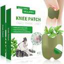 84Pcs Knee Patches, Warming Herbal Patches Wormwood Extract Sticker Heat Patches for Knee, Back, Neck, Shoulder