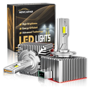 D3S D3R LED Bulb,24000LM +600% Brightness,6500K Cool White,Plug and Play,D3S LED Bulbs Canbus Error Free,Fog Light Bulbs,Pack of 2