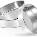9 inch Stainless Steel Cake Pan, Mirror Finish Bakeware, Round Cake Pans Set of 3, Dishwasher Safe & Oven Safe