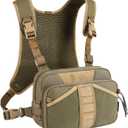 Fishing Chest Pack, Fly Fishing Bag for Men and Women, Tackle and Fly Boxes Storage Pack, Hunting Binocular Pack (Green)