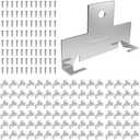 Famiron 96PCS Retrofit Recessed Light Clips Housing C Clips for Downlight, with Self Tapping Screw, Metal Recessed Lighting Clips for Down Light Can Lighting, for use with Torsion Springs