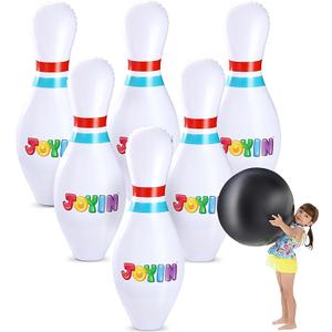 JOYIN Giant Inflatable Bowling Set for Kids and Adults, Christmas Birthday Party Games, Kids Education Motor Skills Toys