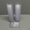 TOFLEN 100ct 2 oz Mini Dessert Cups with Spoons, Clear Plastic Reusable Small Party Serving Cups for Appetizers, Hors D'oeuvres Plates
