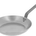 de Buyer MINERAL B Carbon Steel Omelette Pan - 9.5 Diameter, 7.7 Cooking Surface - Naturally Non-Stick Finish - Made in France