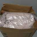 Love's cabin Seersucker Burlwood Twin Comforter Set, 5-Piece All Season Lightweight Bed in a Bag Bedding Set with Comforter, Flat Sheet, Fitted Sheet, Pillowcase and Sham | Soft, Breathable, Lightweight (Twin (68"X88"))