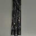 Black Tension Curtain Rod 28 to 48 Inch Spring Rod No Drilling Adjustable Shower Curtain Rod for Windows, Bathrooms, Closet, Kitchen