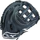 Mizuno Prospect Gxs102 Fastpitch Softball Catchers Mitts, Size 32.5, Black, Right Hand Throw