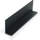 Outwater Plastics 1921-Bk Black 1'' X 2'' X 3/64''(.047'') Styrene Angle Plastic Angle Moulding 48 Inch Lengths (Pack of 3)