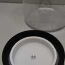 Anchor Hocking Montana 1.5 Gallon Glass Jar with Lid, Black Metal Lid