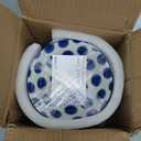 Cerkik Ceramic Soup Bowls Set  24 Oz Deep Cereal Bowl for Kitchen  6 Inch Large Porcelain Dinner Bowl Eating Salad Pasta Dessert Oatmeal  Microwave Dishwasher Safe  Set of 6  Vintage Blue