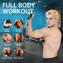 Upgraded 2-in-1 Twist Arm Exerciser Chest Exercise, Adjustable Spring Exercise Bar, Shoulder Muscle Training Fitness Equipment, Portable Spring Resistance Home Fitness Equipment.