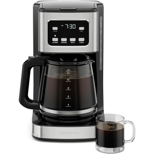 Chefman 12-Cup Programmable Coffee Maker, Electric Coffee Maker, Auto Shut-Off, Digital Display with Auto Brew Function, Drip Pot, Reusable Filter for Fresh Grounds