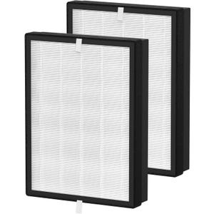 TT-AP007 True HEPA Filter Replacement Compatible with TaoTronics TT-AP007 Air Cleaner Purifier, 4-Stage Filtration High-efficiency Activated Carbon, 2-Pack