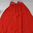 Womens Koi Fish Sleeveless Long Strap Dress High Waist 3D Fish Maxi Cami Dress (Medium, Red)