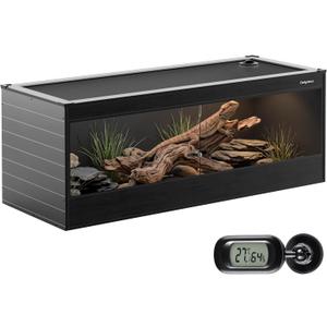 68 Gallon Reptile Enclosure, 48"x18"x18" Reptile Tank, Bearded Dragon Tank