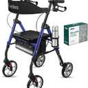 Cosydora Rollator Walkers for Seniors with Seat, 15 Lbs Ultra Lightweight