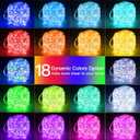 Ollny Rope Lights Outdoor Color Changing, 99FT 300 LED Waterproof Plug in Outdoor String Lights with Remote, 18 Colors Twinkle Rope Lights for Outside Indoor Party Christmas Holiday Decorations