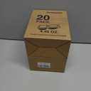 2 x 20sets Double Compartment Condiment Containers with Lids, snack box containers, Portion Cups Plastic perfect for to-go Sauce, Sampling, Dressing, Travel Snack