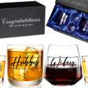 Wedding Gifts for Couples 2026 - Unique Engagement Wedding Gifts for Newlywed Couple Mr and Mrs Him and HerMemory Box Set Cool Couple Wishes for Couples Wife Husband