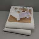 LotuFlor Table Protector Pad with Flannel Backing, Heavy-Duty Vinyl Table Padding Under Tablecloth, Waterproof, Heat Resistant, 108 x 54 inches, Rectangular