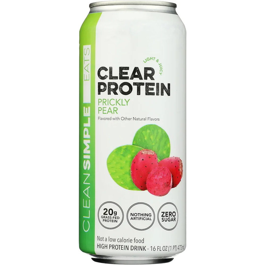 Clear Protein Prickly Pear 16 oz Can - 8 Cans  EXP. 02/2027