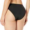 Amazon Essentials Womens Classic Bikini Swimsuit Bottom (Large, Washed Black)