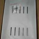 HBL' 2 Pack | 21" Deep Pull Out Cabinet Organizer Adhesive, 12-Inch Wide Sturdy Carbon Steel Roll-Out Drawers for Face Frame or Frameless Cabinets,Slide-Out Shelves for Pantry. (White)