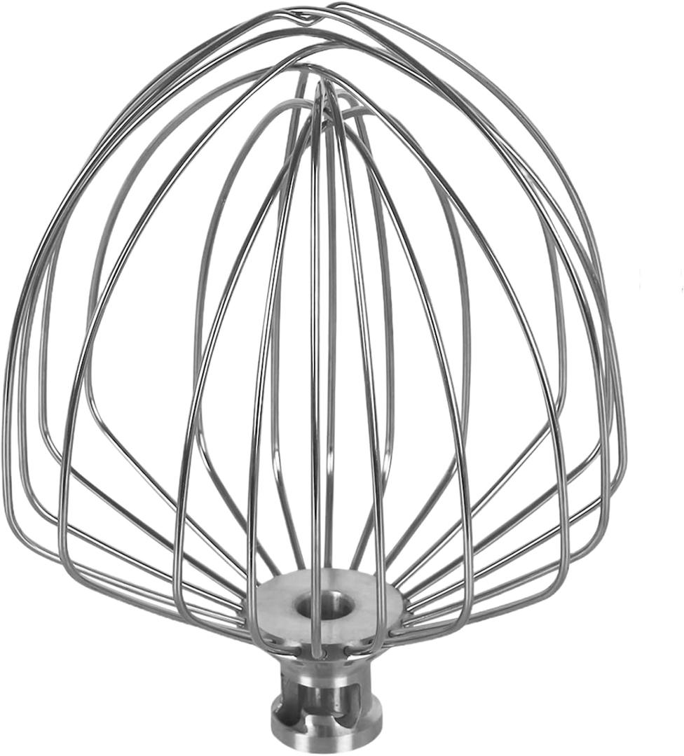 Stainless Steel Whisk Attachment for Kitchen Aid 7QT Mixer,11-Wire Whip Attachment Compatible with Kitchen aid 7 Quart Bowl,Egg Beater Replacement for Heavy Cream,Dishwasher Safe