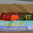 Mini Bubble Wands Bulk 200 Pack 20 Colors, Party Favors Toys for Kids Child, Christmas Celebration,Thanksgiving New Year, Themed Birthday, Wedding, Summer Outdoor, Bath Time, Gifts Box for Girls Boys