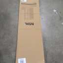 Ekena Millwork Lifetime Vinyl LL1S14X08000CB Standard Cathedral Top Center Mullion, Open Louver Vinyl Shutters, w/Installation Shutter-Lok's & Matching Screws (Per Pair), 14 1/2"W x 80"H, Classic Blue