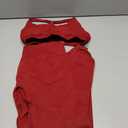 ABOCIW Workout Sets for Women Seamless Scunch Butt Lifting Impact Leggings Halter Sports Bra 2 Piece Gym Outfits (Small, Burgendy Red)