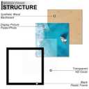 Wyxgiv White 8x24 Picture Frame Lightweight yet Durable Frame Wall Hanging