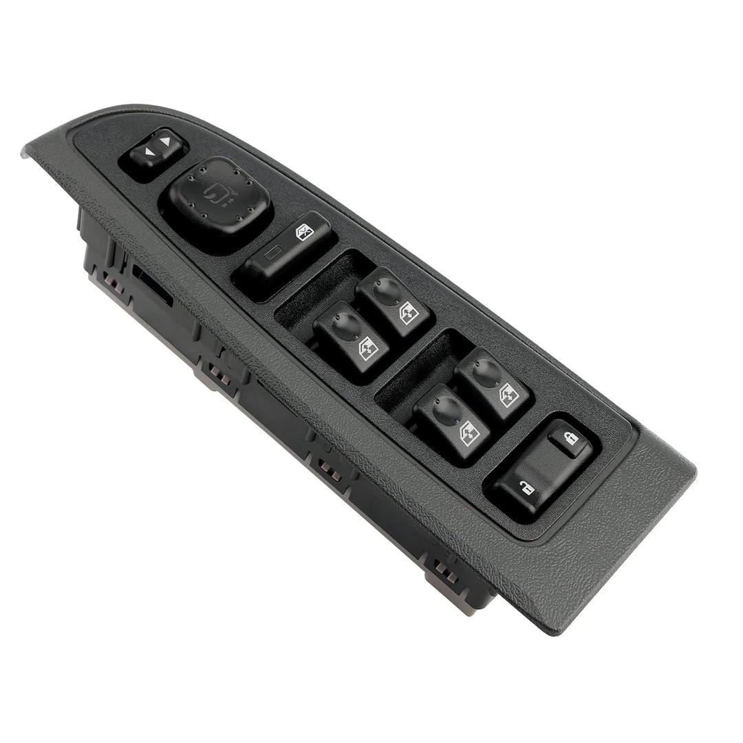 15883319 Master Power Window Switch & Panel Assembly with Mirror Folding Control, Compatible with 2003-2006 Chevy Avalanche Silverado Tahoe, GMC Sierra Yukon, Cadillac & Hummer, Replaces# 920-022