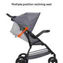 Baby Trend Venture 3-Wheel Stroller Travel System, Dash Pink