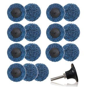 3'' Quick Change Easy Strip Discs - Rust & Paint Removal, Metal Surface Prep, Durable Abrasive for Die Grinders, 15-Pack