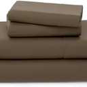 Cosy House Collection Luxury Bamboo Sheets - Blend of Rayon Derived from Bamboo - Cooling & Breathable, Silky Soft, 16-Inch Deep Pockets - 4-Piece Bedding Set - King, Chocolate