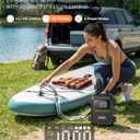 OGERY Paddle Board Electric Pump with Safe & 30% Faster Dual Stage Inflation & Deflation, Up to 20PSI, Smart Auto-Off and Powerful Rechargeable Compact Air Pump for Sup Inflatable Beds Tent Boats