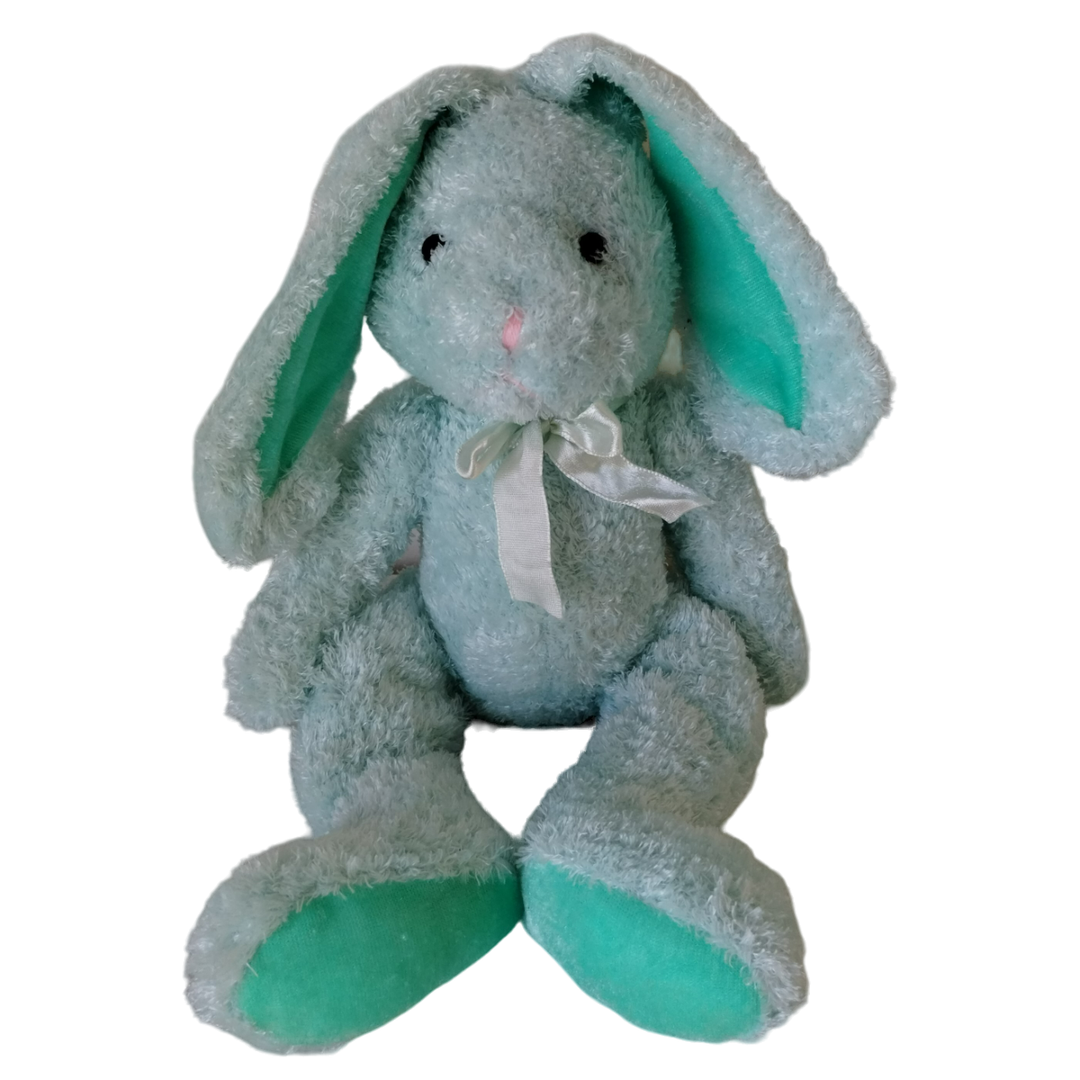 Shanghai Elcee Toys Bunny Rabbit Plush Stuffed Animal Pastel Green Easter Soft