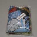 Cartoon Hero Birthday Backdrop 7x5ft Comic Skyline Buildings Cityscape Background for Super City Hero Theme Birthday Party Decoration