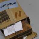 QEEIG Bathroom Floating Shelves for Wall - 15.7" Wall Mounted Shelf Over Toilet Farmhouse Home Decor Display Bookshelf Small 15.7 x 6.7 inch Set of 2, Rustic Brown (008-40BN)