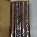 Brown Tall Taper Candles Spiral Candle Sticks,Unscented Pastel Candle for Holiday,Wedding and Home Decoration,10inch,12 Pack(E-Gradient Brown)