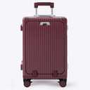 Nobl Travel Carry on Luggage, Zipperless Aluminum Frame, TSA Locks
PC Hard Shell Suitcase, Airline Approved, 360° Spinner Wheels, USB Charging Port, Cup & Phone Holder, 22.5x15x9.5, Burgundy