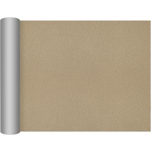 DXBULL Large Leather Repair Patch 35.4x78.7 inch Repair Tape Self-Adhesive for Furniture Sofas Car Seats Chair Couches Handbags Jackets Decorative Home Hotel Wall (Khaki)